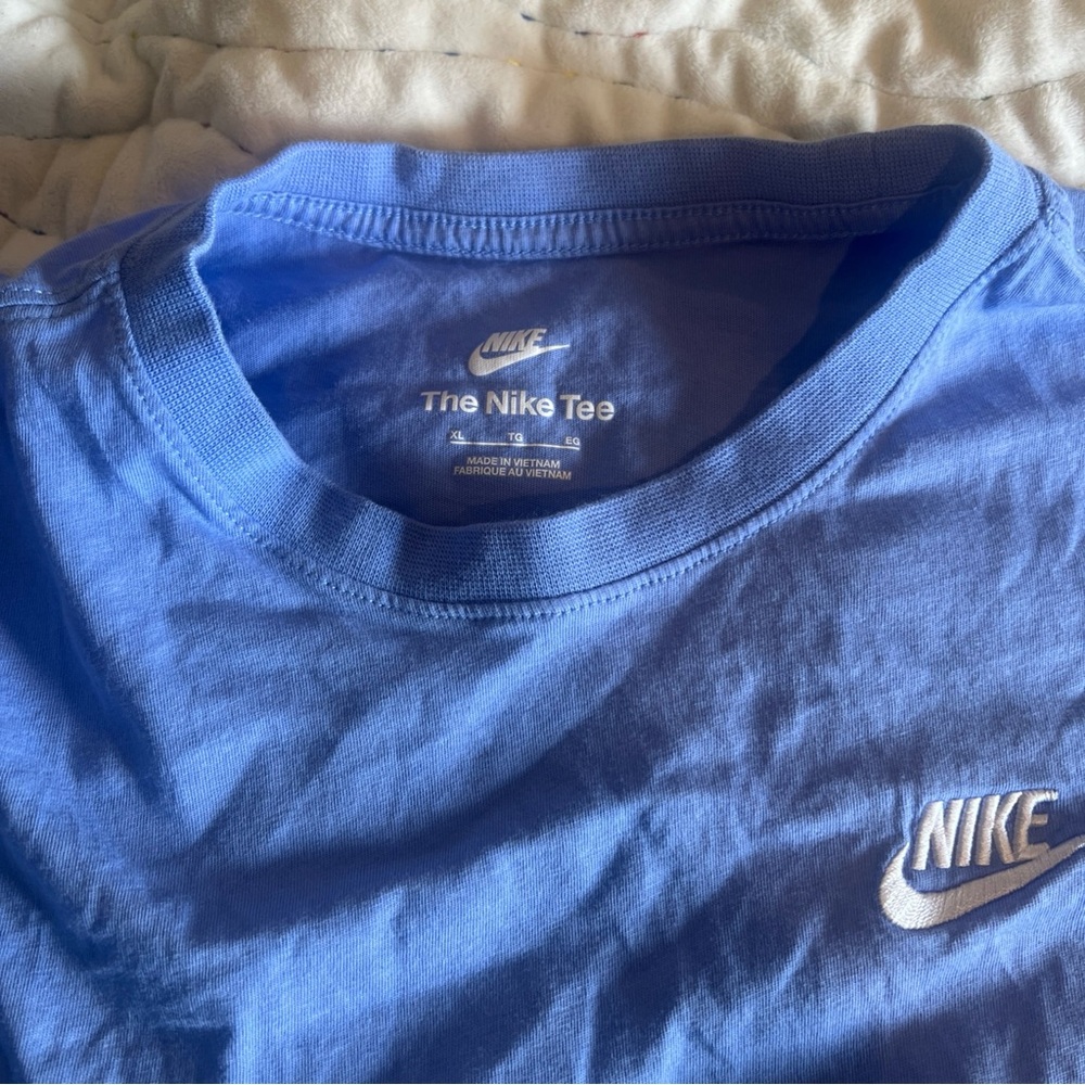 The Nike Tee- Periwinkle Longe-Sleeveless